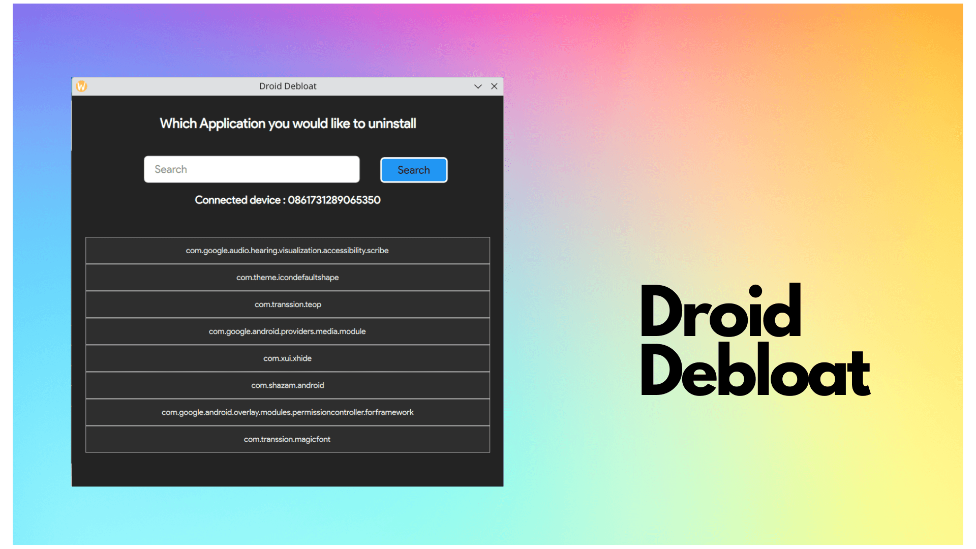Droid Debloat